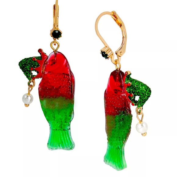 New Betsey Johnson
Gummy Fish Elf Drop Earrings - Picture 1 of 8